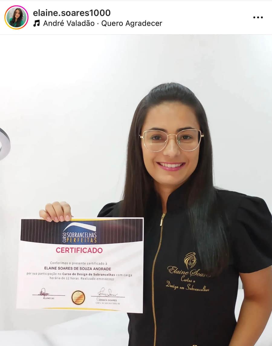 Trabalho de aluna